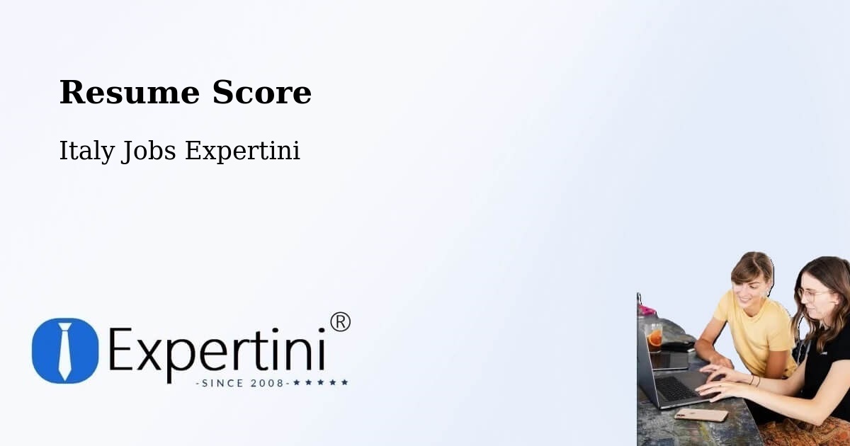 Resume Score & Job Description Match Tool – Pesaro - Italy Jobs Expertini